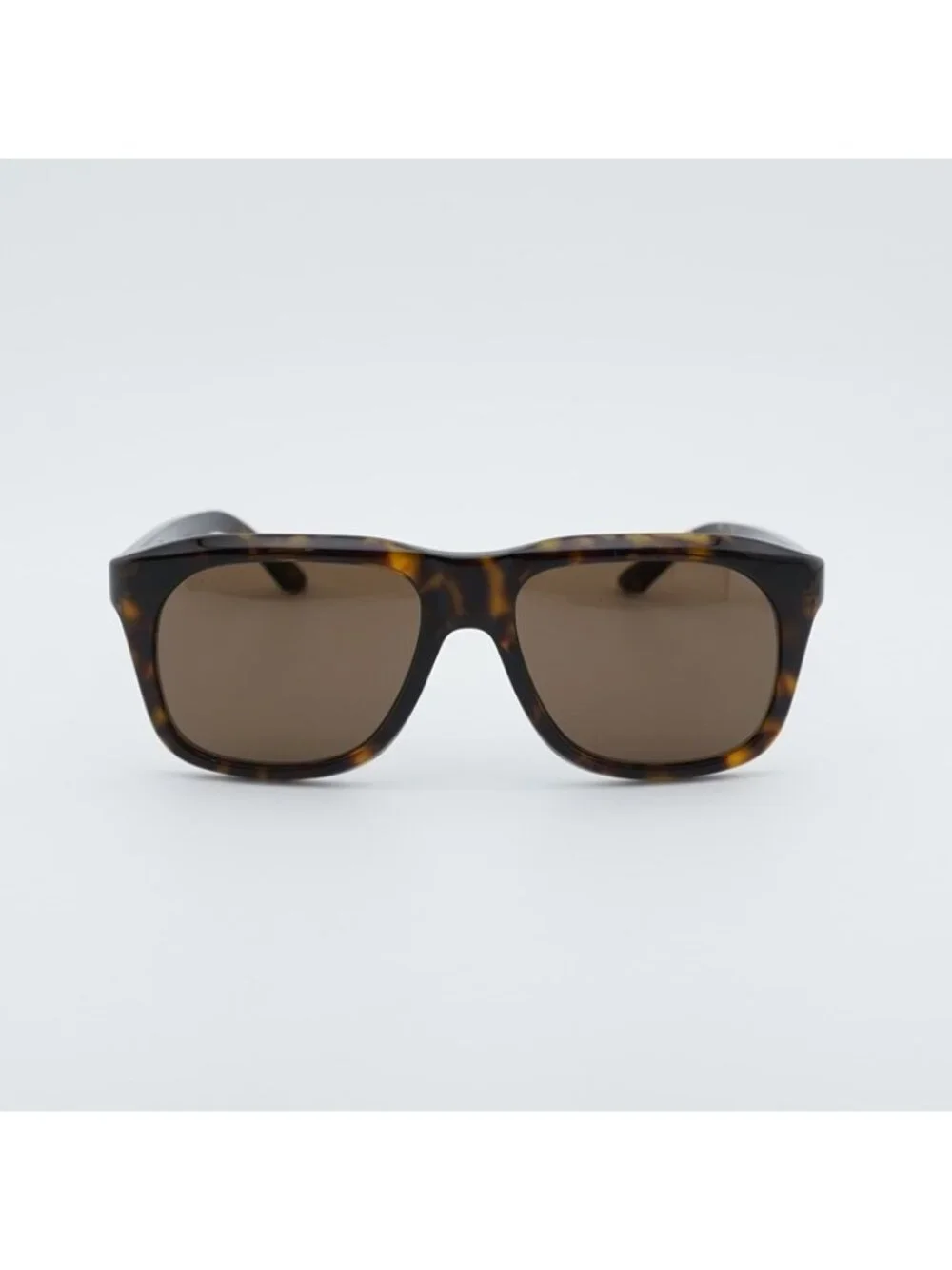 Gucci GG2077S 002 Sunglasses Havana Square Frame, Brown Lenses